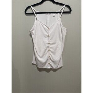 Girls Stitch Fix Love Glam Girl White Tank Top - XL
